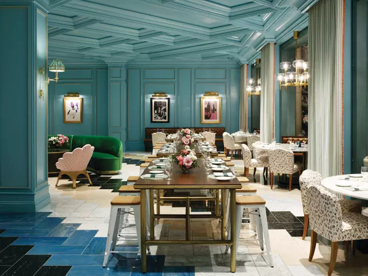 The dining room at Sadelle’s at the Bellagio